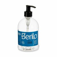 Zeepdispenser Zwart Transparant Plastic 500 ml (12 Stuks) 2