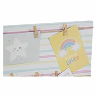 Fotolijstje DKD Home Decor Sunshine Multicolour Canvas Baby 50 x 2 x 50 cm 3