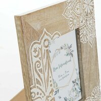 Fotolijsten DKD Home Decor Bruin Hout Plastic Mangohout Indiaas 20 x 2 x 25,5 cm 2