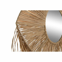 Wandspiegel DKD Home Decor 61 x 6 x 80 cm Ijzer Natuurlijke Vezel Bali 2