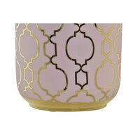 Vaas DKD Home Decor Roze Gouden Porselein Orientaals Verchroomd 13 x 13 x 26 cm 3
