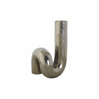 Vaas DKD Home Decor Zilverkleurig Aluminium 15 x 15 x 26 cm 3