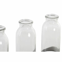 Vaas DKD Home Decor Bruin Zwart Metaal Kristal 45 x 11 x 22 cm (3 Onderdelen) 3