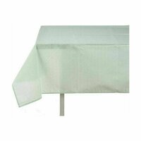 Tafelkleed Dun canvas Anti-vlek Lichtgroen Ster 140 x 180 cm (6 Stuks) 2