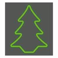 Decoratieve figuren EDM 72128 Flexiled Groen Spar 45 x 3 x 62 cm (1 Stuks) 2