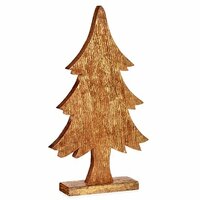 Decoratieve figuren Kerstboom Gouden Hout 5,1 x 49,5 x 25,5 cm (6 Stuks) 3