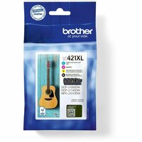 Originele inktcartridge Brother LC421XL Zwart/Cyaan/Magenta/Geel (4 Stuks) 2
