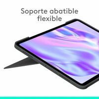 tablethoes Logitech iPad Pro 2024 Zwart Qwerty Spaans QWERTY 2