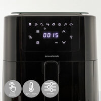 Airfryer met mand InnovaGoods Fryinn Balance 5000 Zwart 1500 W 5 L Roestvrij staal 6