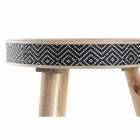 Dienblad DKD Home Decor Zwart Natuurlijk Hout 41 x 41 x 50 cm 2