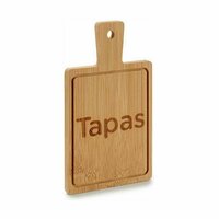 Snackdienblad Met handvat Bamboe Raad van bestuur 11 x 1 x 19,5 cm (48 Stuks) 2