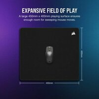 Gaming mat Corsair MM500 v2 45 x 40 cm 6