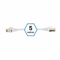 Cat7 FTP kabel iggual IGG318638 Wit 5 m 2