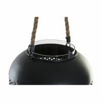 Kaarshouder DKD Home Decor Bruin Zwart Metaal Kristal Touw (22 x 22 x 43 cm) 2