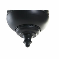 Kaarshouder DKD Home Decor Bruin Zwart Metaal Kristal Touw (22 x 22 x 43 cm) 3