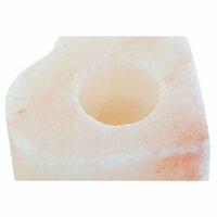 Kaarshouder DKD Home Decor Roze Natuurlijk Zout 11 x 11 x 5 cm (2 Stuks) 2