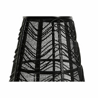 Kaarshouder Home ESPRIT Zwart Metaal 27,5 x 27,5 x 40 cm 3