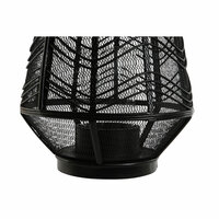 Kaarshouder Home ESPRIT Zwart Metaal 27,5 x 27,5 x 40 cm 4