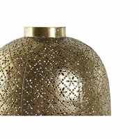 Kaarshouder Home ESPRIT Gouden Metaal Kristal 24 x 24 x 33 cm 5