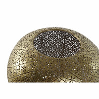 Kaarshouder Home ESPRIT Gouden Metaal Kristal 24 x 24 x 20 cm 4