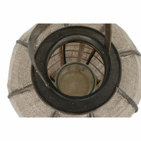 Kaarshouder Home ESPRIT Natuurlijk Jute Bamboe 31,5 x 31,5 x 53 cm 3