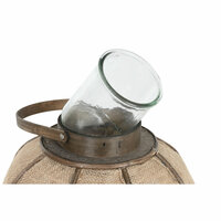 Kaarshouder Home ESPRIT Natuurlijk Jute Bamboe 31,5 x 31,5 x 53 cm 4