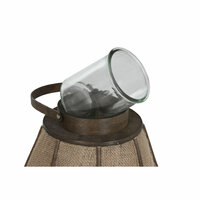 Kaarshouder Home ESPRIT Natuurlijk Jute Bamboe 36 x 36 x 48,5 cm 4