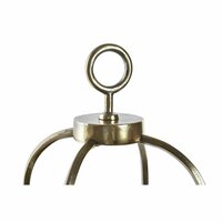 Lantaarn DKD Home Decor Kristal Gouden Aluminium (19 x 19 x 43 cm) 4