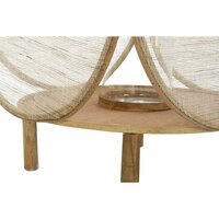 Lantaarn DKD Home Decor Kristal Natuurlijk Bruin Bamboe Orientaals 42 x 42 x 55 cm 5