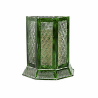 Lantaarns Home ESPRIT Groen Metaal Orientaals 23 x 23 x 57 cm (2 Onderdelen) 3