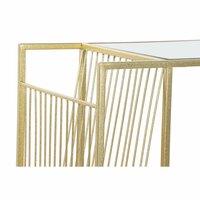 Tijdschriftenrek DKD Home Decor Gouden Metaal Spiegel 48 x 35 x 71 cm 2