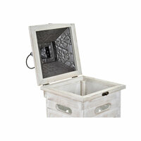 Straatlantaarn Home ESPRIT Wit Kristal Spar Etnisch Arabisch 26 x 26 x 66 cm (2 Onderdelen) 3