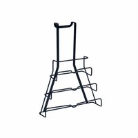 Standaard voor keukengerei Deksel Braadpan Zwart Ijzer 27 x 37 x 9 cm (6 Stuks) 2