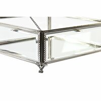 Juwelenkistje DKD Home Decor Transparant Zilverkleurig Metaal Kristal 25 x 21 x 10 cm 2