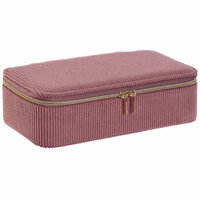 Juwelenkistje Home ESPRIT Cr&egrave;me Magenta 20,5 x 10 x 6 cm (2 Onderdelen) 3