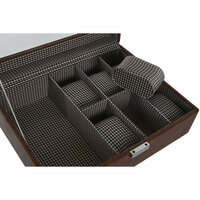 Juwelenkistje Home ESPRIT Bruin Kristal 26 x 20 x 9 cm 2