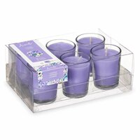 Geurkaarsenset 16 x 6,5 x 11 cm (12 Stuks) Glas Lavendel 3