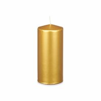 Kaars Gouden 9 x 20 x 9 cm (8 Stuks) 2