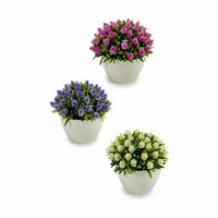 Decoratieve plant Blommor Plastic 14 x 12,5 x 14 cm (12 Stuks) 2