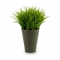 Decoratieve plant Plastic 11 x 18 x 11 cm Groen Grijs (12 Stuks) 2