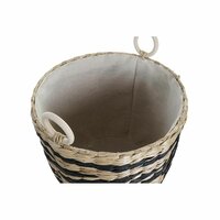 Mandenset DKD Home Decor Polyester Koloniaal Vezel (38 x 38 x 36 cm) 2