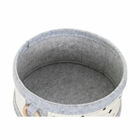 Mandenset DKD Home Decor Wit Zwart Grijs Gouden Bamboe Sterren 41 x 31 x 42 cm (4 Onderdelen) (2 Stuks) 5