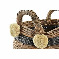 Mandenset DKD Home Decor Koloniaal Vezel (31 x 31 x 33 cm) 2