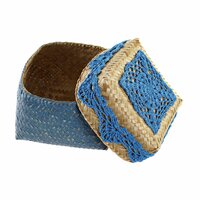 Mandenset DKD Home Decor Katoen Bamboe (22 x 27 x 27 cm) 4