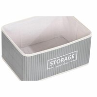 Mandenset DKD Home Decor Donker grijs Bamboe 40 x 30 x 46 cm (5 Onderdelen) (6 Onderdelen) 2