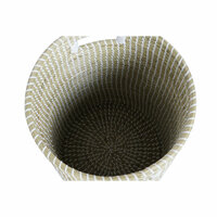 Mandenset DKD Home Decor Blauw Wit Natuurlijk Zeegras 44 x 44 x 51 cm 3