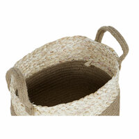 Mandenset Home ESPRIT Natuurlijk Lichtbruin Jute Modern 41 x 30 x 33 cm (3 Onderdelen) 3