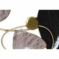 Wanddecoratie DKD Home Decor Rood Zwart Gouden Metaal (123 x 10 x 65 cm) 3