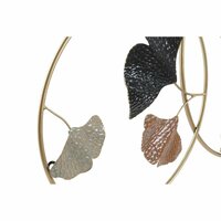 Wanddecoratie DKD Home Decor Gouden Metaal Terra cotta Blad van een plant (103,5 x 7 x 67 cm) 2