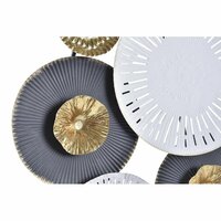 Wanddecoratie DKD Home Decor Multicolour Bol 80 x 4,5 x 80 cm Stads 2